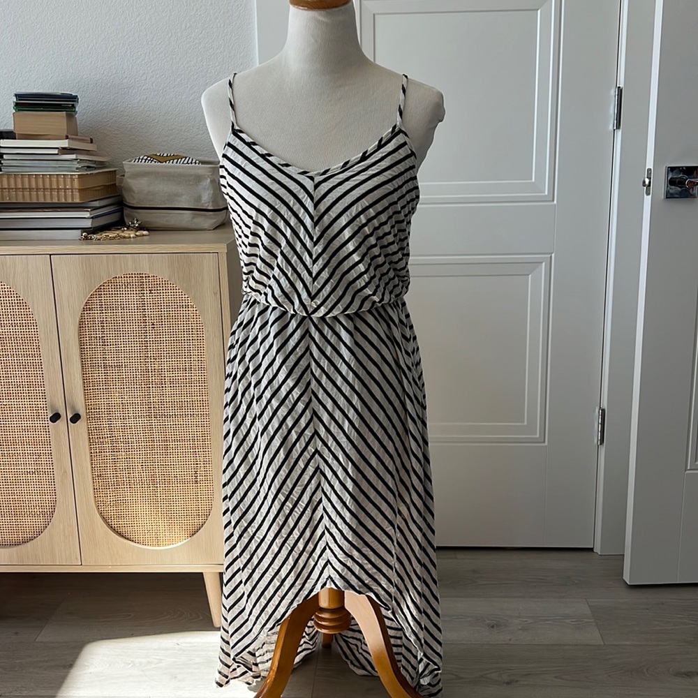 Soul Harmony Energy Hi low cami dress, EUC, linen blend. Size M, made in USA